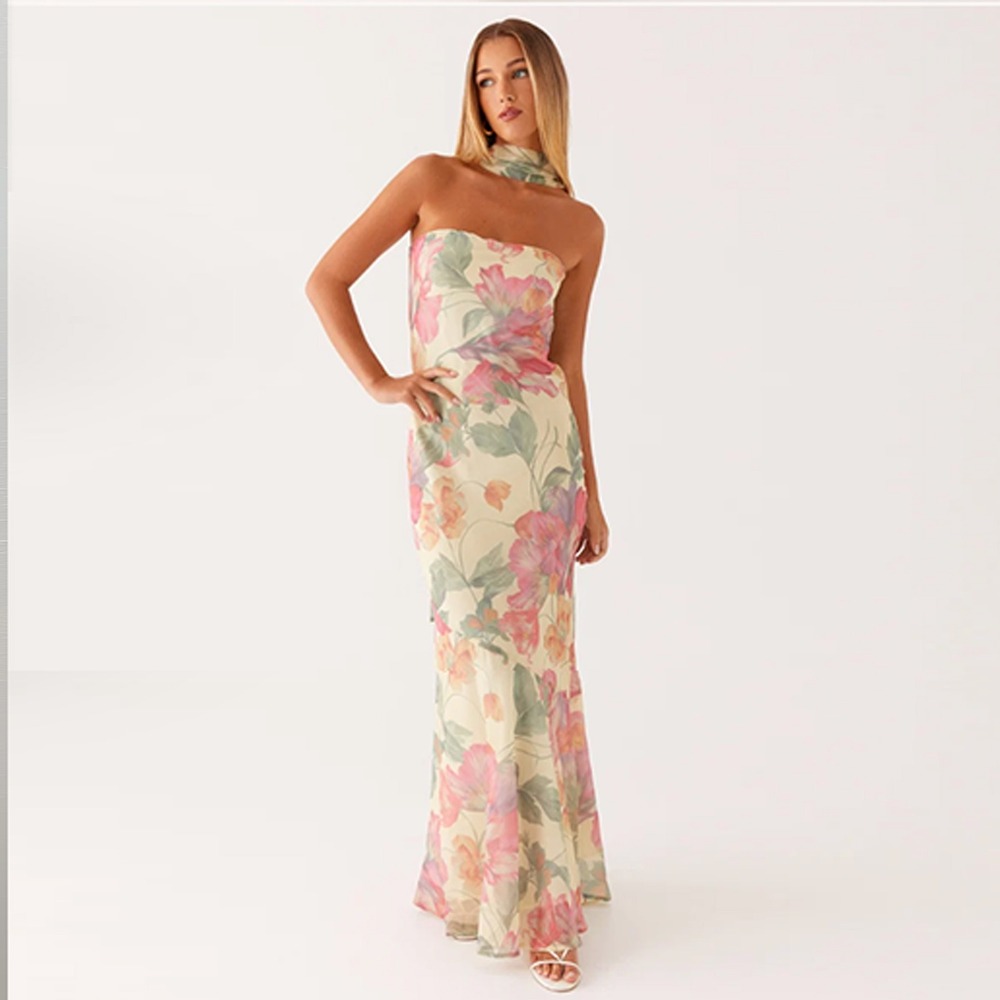 PEPPERMAYO Under The Pagoda Maxi Dress Size 4